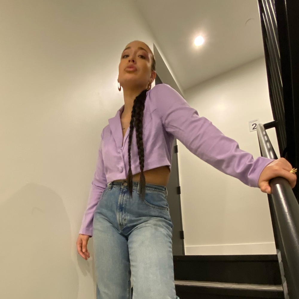 Cropped blazer